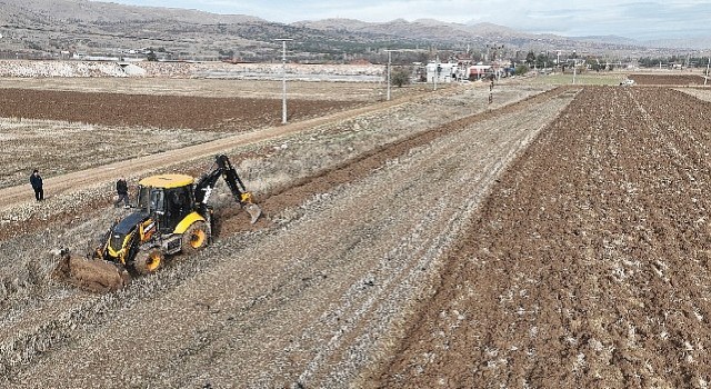 Elmalı Çobanisa Mahallesi;ne kapalı devre sulama sistemi