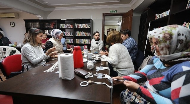 Filiz başkan belevi kadınları ile buluştu birlikte üreterek güçleniyorlar