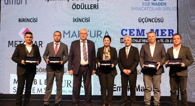 Maden ihracatının yıldızları ve AMORF Tasarım Yarışmasında kazananlar ödüllendirildi