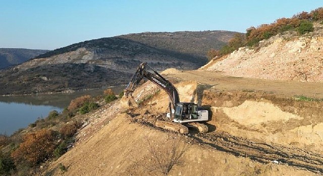 Millet Bahçesinde Yol Yapım Çalışmaları Sürüyor