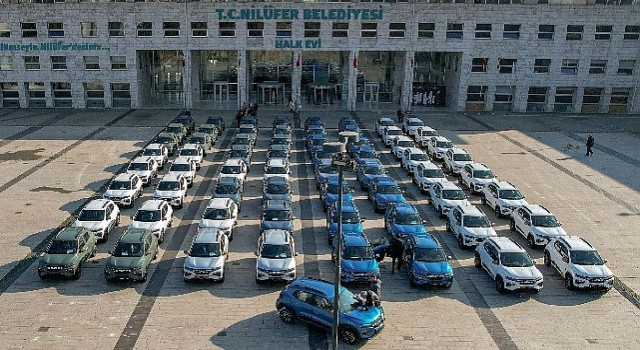 Nilüfer Belediyesi araç filosunu elektrikli araçlarla yeniledi