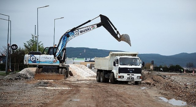 Yeni Otogar yolunda Çalışmalar Devam Ediyor