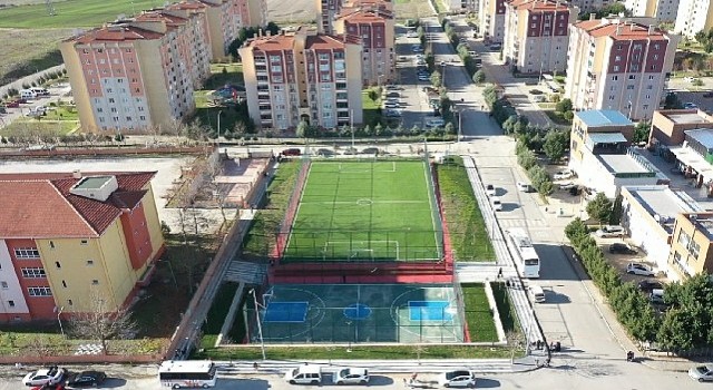 Lüleburgaz Belediyesi;nin yeni spor alanı tamamlandı