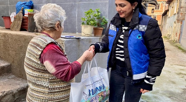 Mudanya Belediyesi;nde emeklilere gıda desteği