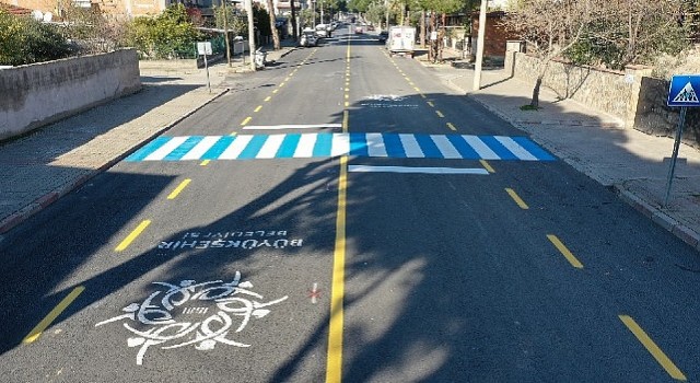 Aydın Büyükşehir Belediyesi Nazilli 5 Eylül Caddesi;nde çalışmalarını tamamladı