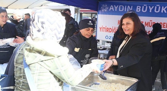 Aydın Büyükşehir Belediyesi&#39;nden Miraç Kandili ve 6 Şubat depreminde hayatını kaybeden vatandaşlar için hayır