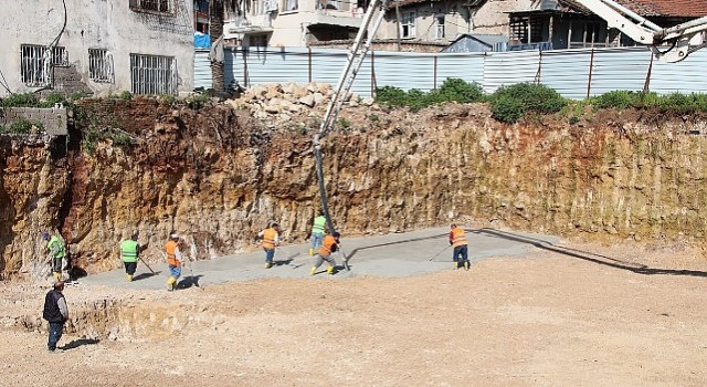 Balbey Kentsel Yenileme Projesi&#39;nde ilk beton döküldü