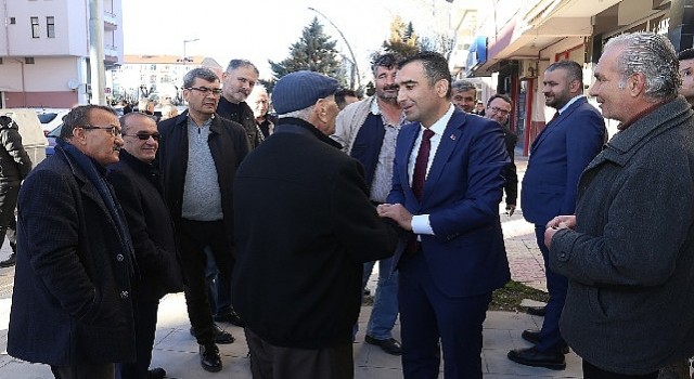 Başkan Kalaycı Karamanı sokak sokak geziyor