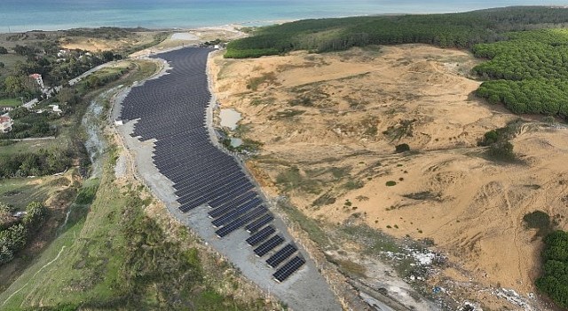 Enerjisa Enerjinin Eyüpsultanda kurduğu arazi Güneş Enerjisi Santrali 2 bin 198 hanenin enerjisini üretecek