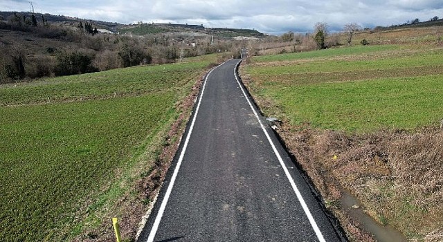 Kandıra Akçakese-Boşnaklar yolunda üstyapı tamam