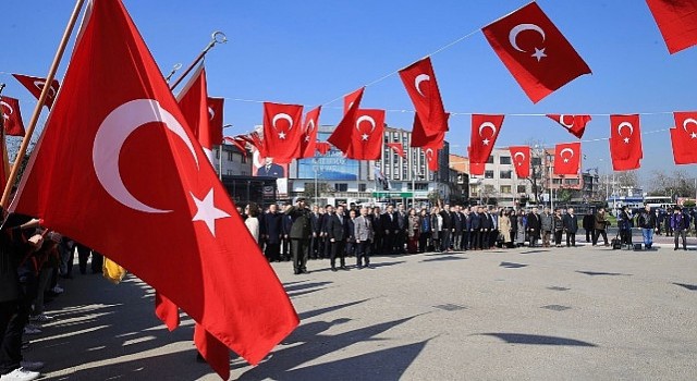 Çanakkale Zaferi Bayrampaşada törenle kutlandı