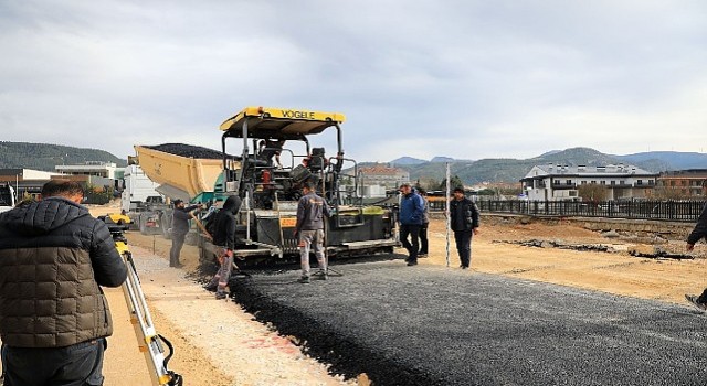 Menteşe Otogar Yolunda Asfaltlama Çalışmaları Başladı