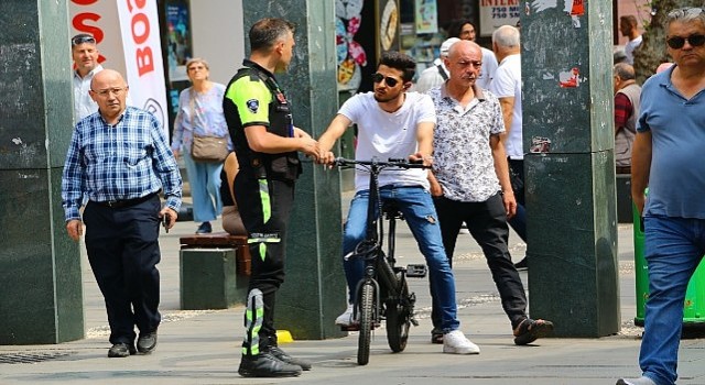 Büyükşehir Trafik Zabıta Ekipleri trafiğe kapalı alanlarda denetimlerini arttırdı