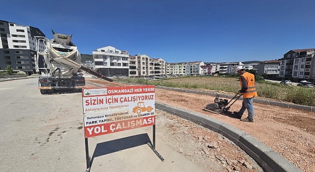 Demirtaşa yeni kaldırım ve bisiklet yolları