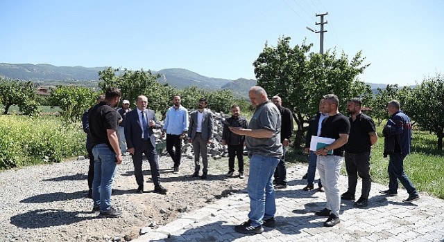 Geyvede Yol Yapım Çalışmaları Başladı