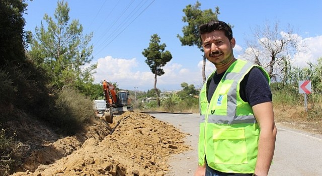 ASAT Manavgat Karaöz de su borularını yeniliyor