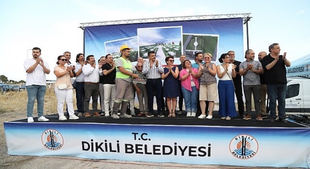 Dikilide Düğün Salonu Temeli Atıldı