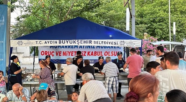 Aydın Büyükşehir Belediyesi her yıl düzenlediği muharrem ayı iftar programlarına bu yıl da devam ediyor