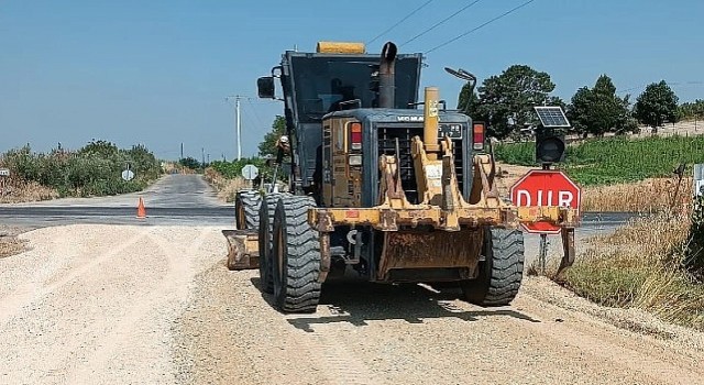 Manisa Büyükşehir Belediyesi ve Salihli Belediyesi bağlantı yolu çalışmalarını