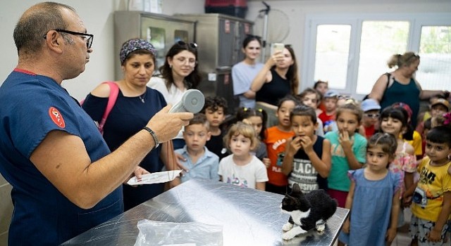 Minik öğrenciler can dostlarla buluştu