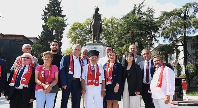 Atatürkün Cumhurbaşkanı olarak Bursaya gelişinin 100. yılı törenle kutlandı