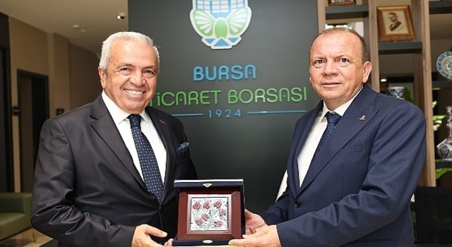 Başkan Şadi Özdemirden Bursa Ticaret Borsasına ziyaret