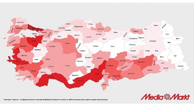 MediaMarkt Türkiyenin Isı Haritasını yayınladı: Klima satışları 3 kattan fazla arttı!