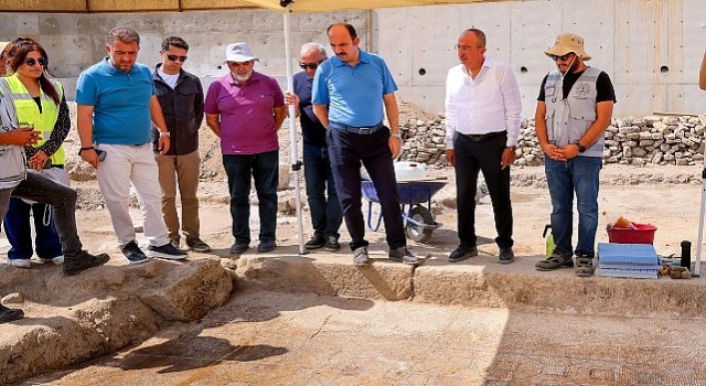 Başkan Altay ve Başkan Kavuş Şükran Mahallesi Arkeolojik Park Alanında İncelemelerde Bulundu