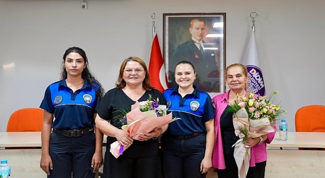 Didim Belediye Başkanı Hatice Gençay, kentin refah ve güvenliği için, özverili bir şekilde görev yapan Didim Belediyesi Zabıta Personeli ile bir araya geldi