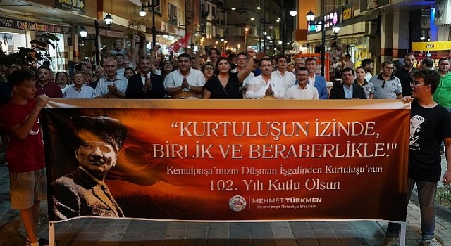 Kemalpaşada kurtuluşun 102nci yılı kutlandı