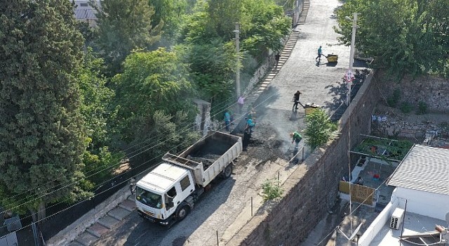 Konakın yolları yenileniyor: Asfalt çalışmaları hızlandı