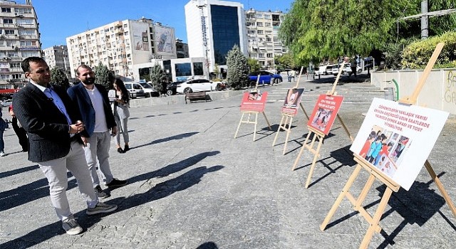 Bornovada yoksullukla mücadele için farkındalık sergisi