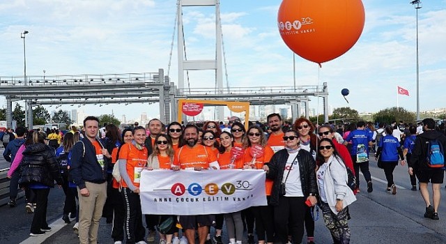 İstanbul Maratonunda çocuklar için AÇEVle koşmak isteyenler, 14 Ekime kadar kayıt olabiliyor.