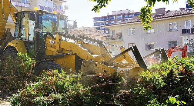 Keçiörende mıntıka temizliği.