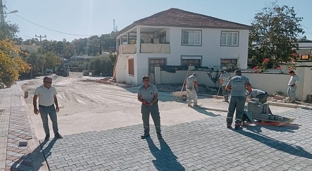 Kemer de altyapı çalışmaları devam ediyor