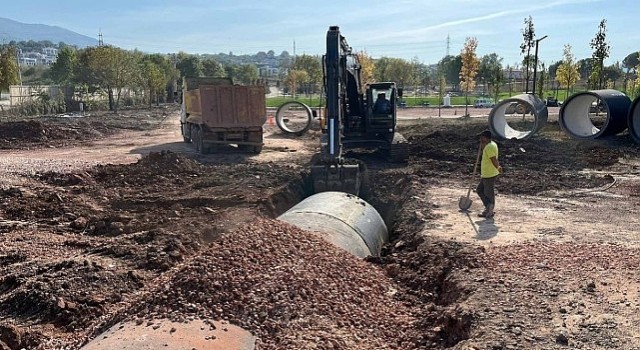 Seymen Millet Bahçesinde otopark çalışması başladı