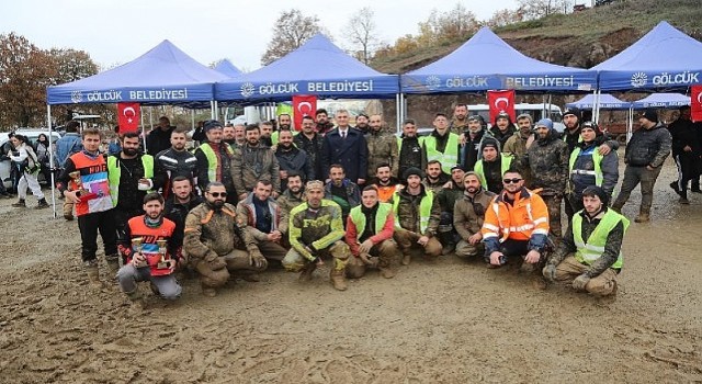 Gölcükte ATV yarışları nefesleri kesti.