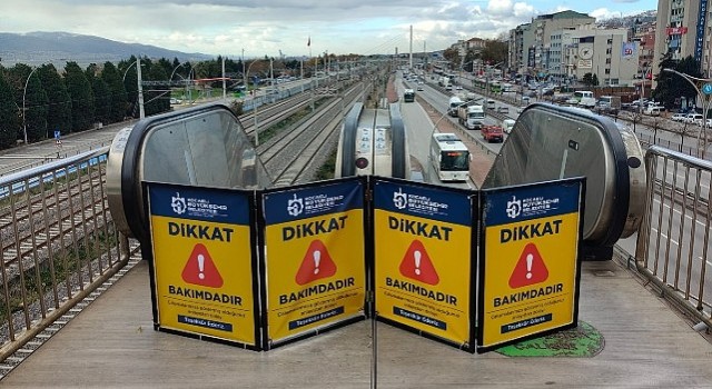 İzmitteki yürüyen merdiven 2 gün kapalı olacak