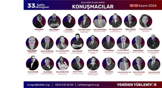 (KalDer bilim, akademi, medya ve iş dünyasının temsilcilerini 33’üncü kez bir araya getirecek