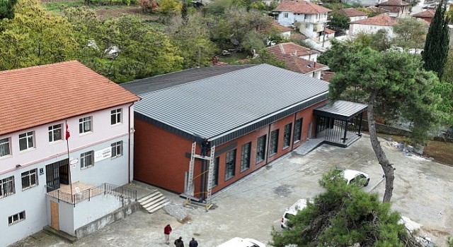 Kızderbentteki çok amaçlı salonun yüzde 95i tamam