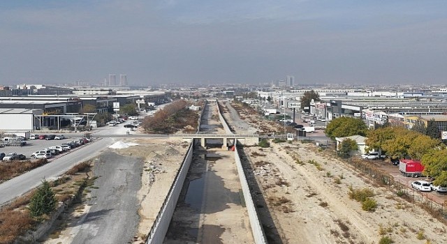 Konya Büyükşehir Keçili Kanalı Islahı Projesinin 3.2 Km lik Kısmını Daha Tamamladı