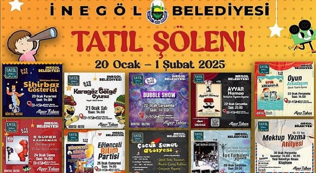 İnegöl de Sömestr Tatili Dolu Dolu Geçecek