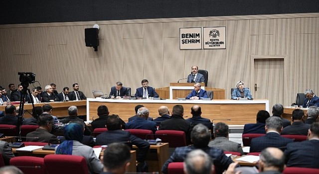 Konya Büyükşehir Meclisinin 2025 Yılı İlk Toplantısı Yapıldı