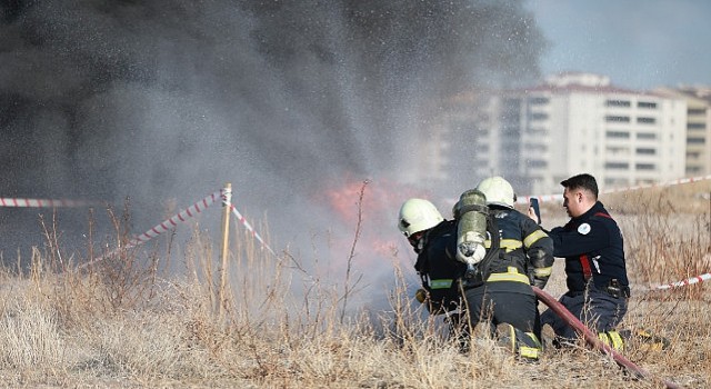 Nevşehir ve Gülşehir İtfaiyelerinden Ortak Tatbikat