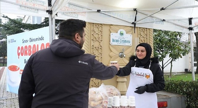 Öğrencilere Sabah Çorbası İnegöl Belediyesinden