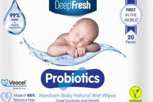 DeepFresh’ten Probiotics Yenidoğan Doğal Islak Mendili