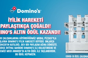 Domino’s, MIXX Awards Türkiye’de Altın ödülün sahibi oldu