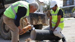 Palamutbükü’ünde İçme Suyu Hatları Yenileniyor