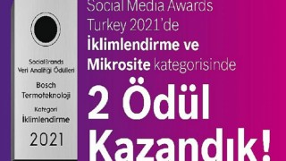 Bosch Termoteknoloji’ye Social Media Awards’dan 2 Ödül Birden!