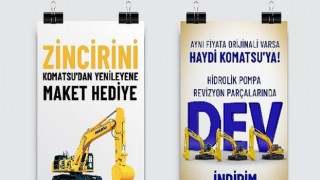 Komatsu orijinal parçalarında cazip avantajlar